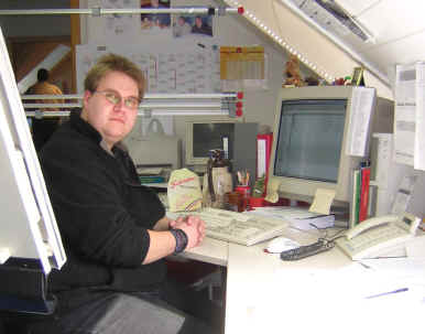 Phoenix (Sven) at the office!